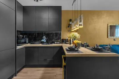 Kuhinja ili čajna kuhinja u objektu Apartman Aria De Lux