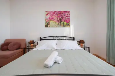 Krevet ili kreveti u jedinici u objektu Apartments Niki