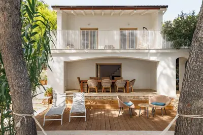 Balkon ili terasa u objektu LUMA HVAR Premium Beachfront Villa 1st Row to Sea