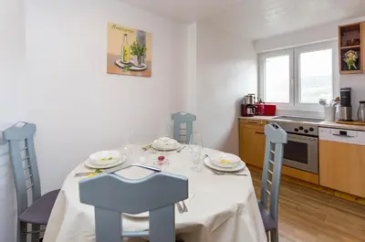 Kuhinja ili čajna kuhinja u objektu Holiday House Antique