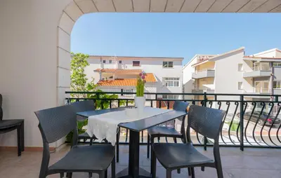 Balkon ili terasa u objektu Apartment Makarska Zagrebacka