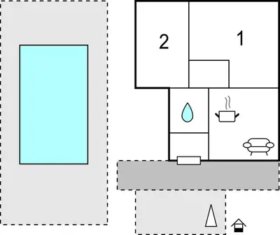 Tlocrt objekta Apartment Mimice Mimice Brig Iii