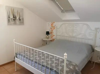 Krevet ili kreveti u jedinici u objektu Vila Jadran