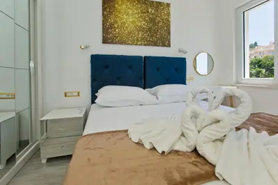 Krevet ili kreveti u jedinici u objektu Luxury Apartment Veronika