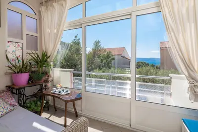Balkon ili terasa u objektu Terra Beach Apartment
