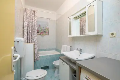 Kupaonica u objektu Terra Beach Apartment