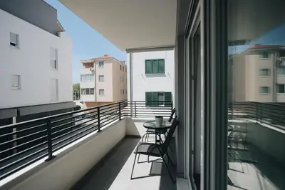 Balkon ili terasa u objektu Apartman Tema