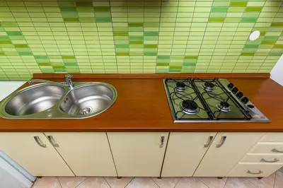 Kuhinja ili čajna kuhinja u objektu Robinson Medvidna Hvar Apartments