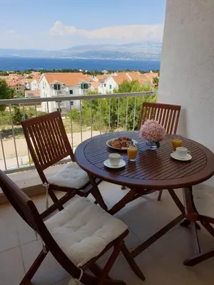 Balkon ili terasa u objektu Wonderful Sea view, swimming pool, private parking