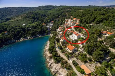 Tlocrt objekta Apartments by the sea Puntinak, Brac - 19491