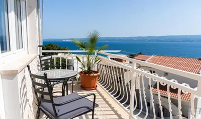 Balkon ili terasa u objektu Sea and mountain view apartments