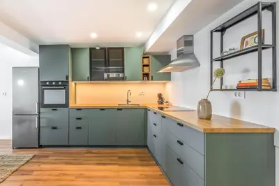 Kuhinja ili čajna kuhinja u objektu Sea view apartment Celina