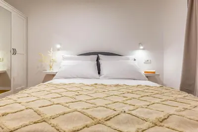 Krevet ili kreveti u jedinici u objektu Sea view apartment Celina