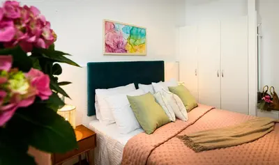 Krevet ili kreveti u jedinici u objektu Lavica Bellevue apartments & studios