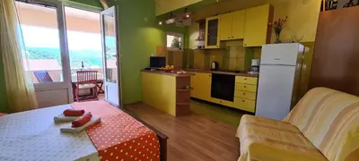 Kuhinja ili čajna kuhinja u objektu Apartments The view