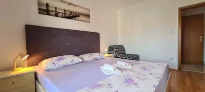 Krevet ili kreveti u jedinici u objektu Apartments The view