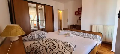 Krevet ili kreveti u jedinici u objektu Apartments The view