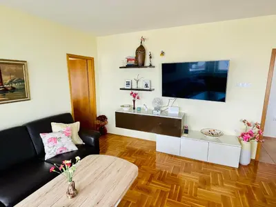 TV i/ili zabavni centar u objektu Apartment Mandarina