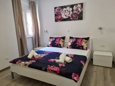 Krevet ili kreveti u jedinici u objektu Apartment Gajo with swimming pool near Split