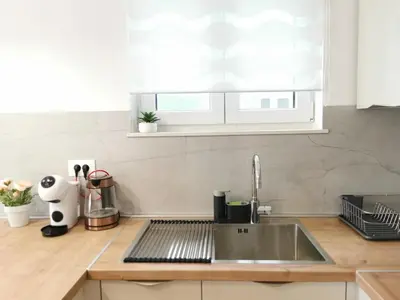 Kuhinja ili čajna kuhinja u objektu Relax and enjoy apartment Stobreč