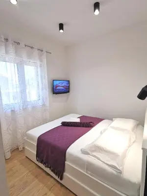 Krevet ili kreveti u jedinici u objektu Relax and enjoy apartment Stobreč