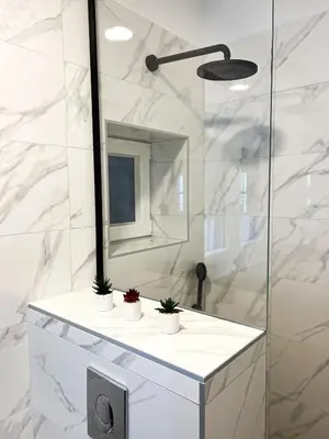 Kupaonica u objektu SanOne-Studio apartment