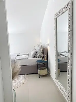 Krevet ili kreveti u jedinici u objektu Blue View Studio