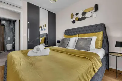 Krevet ili kreveti u jedinici u objektu Luxury Apartment Mirage