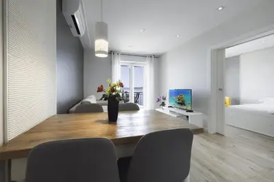TV i/ili zabavni centar u objektu Apartmani Stipe Brela