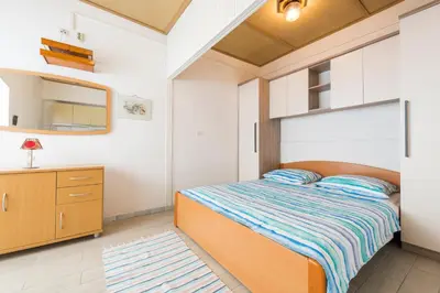 Krevet ili kreveti u jedinici u objektu Relaxing Beach holiday house