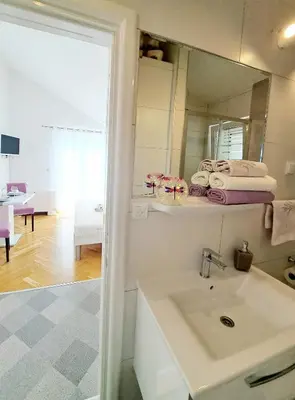Krevet ili kreveti u jedinici u objektu Studio Apartments Regina