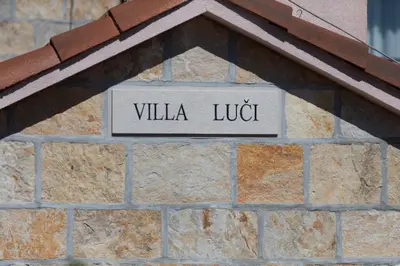 Tlocrt objekta Villa Luči