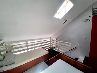 Krevet ili kreveti u jedinici u objektu Attractive Beach Apartment - Vitarnja!
