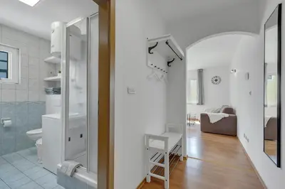 Kupaonica u objektu Near The Beach Luxury Apt Matteo
