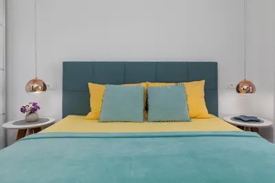 Krevet ili kreveti u jedinici u objektu Apartments Paloc - Yellow