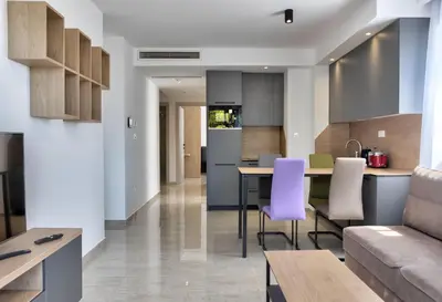 Kuhinja ili čajna kuhinja u objektu Apartments Amare