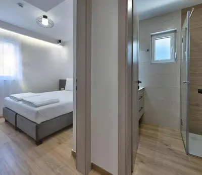 Krevet ili kreveti u jedinici u objektu Apartments Amare