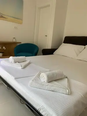 Krevet ili kreveti u jedinici u objektu Brela - room for two