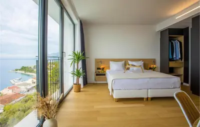 Krevet ili kreveti u jedinici u objektu Luxurious Home In Brela