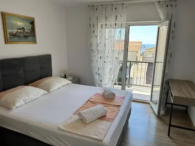 Krevet ili kreveti u jedinici u objektu Baska Voda Borna