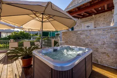 Tlocrt objekta Seafront Villa Denis