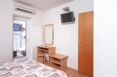Krevet ili kreveti u jedinici u objektu The midpoint apartments Bol