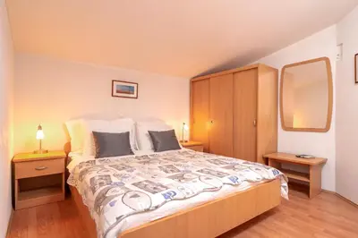 Krevet ili kreveti u jedinici u objektu The midpoint apartments Bol