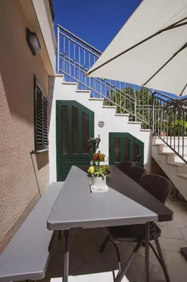 Balkon ili terasa u objektu Luxury house Lucija