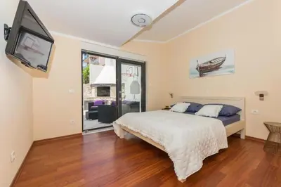 Krevet ili kreveti u jedinici u objektu LUXURY APARTMENT MARIJA, Makarska