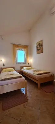 Krevet ili kreveti u jedinici u objektu Apartment The view