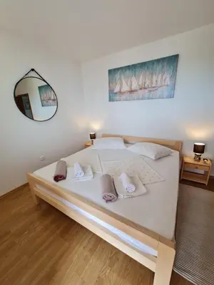 Krevet ili kreveti u jedinici u objektu Oasis apartment