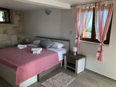 Krevet ili kreveti u jedinici u objektu Robinzonska kuća Kanava
