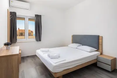 Krevet ili kreveti u jedinici u objektu Apartments Morena