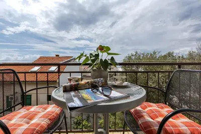 Balkon ili terasa u objektu Katja Apartments